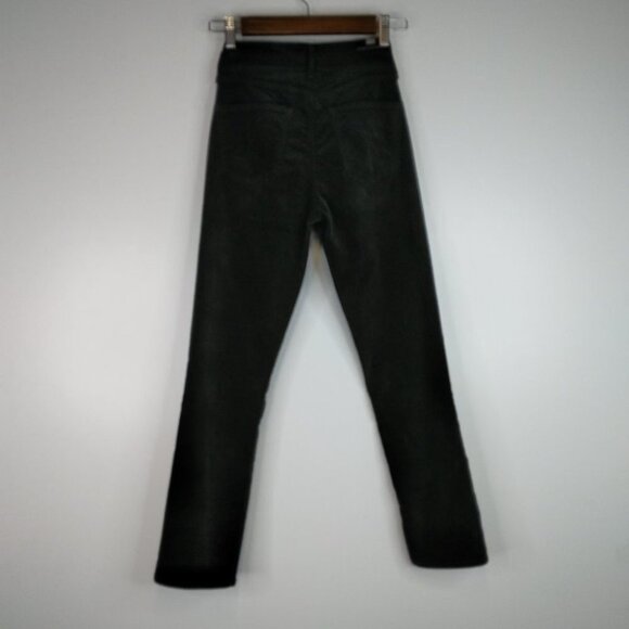 Citizens Of Humanity Cara High Rise Cigarette Ankle Green Velvet 24 - Picture 7 of 12